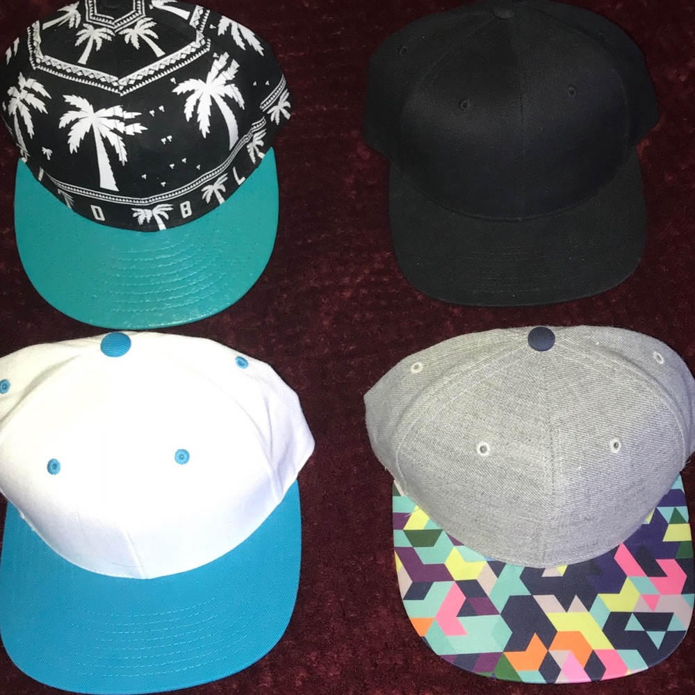 4 SnapBack hats